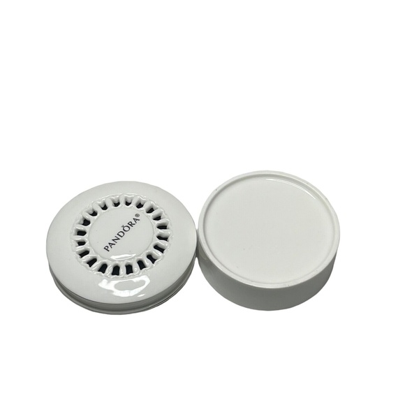 Pandora Accents Pandora Limited Edition White Porcelain Silver